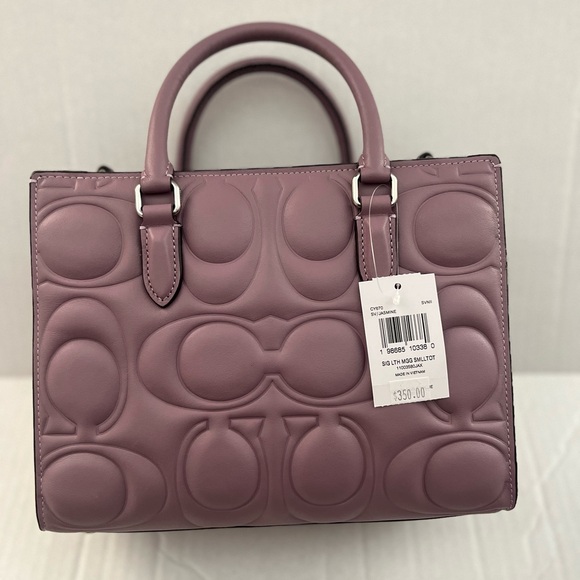 Coach Maggie Small Tote Bag Signature Leather CY670 Jasmine - Picture 7 of 10